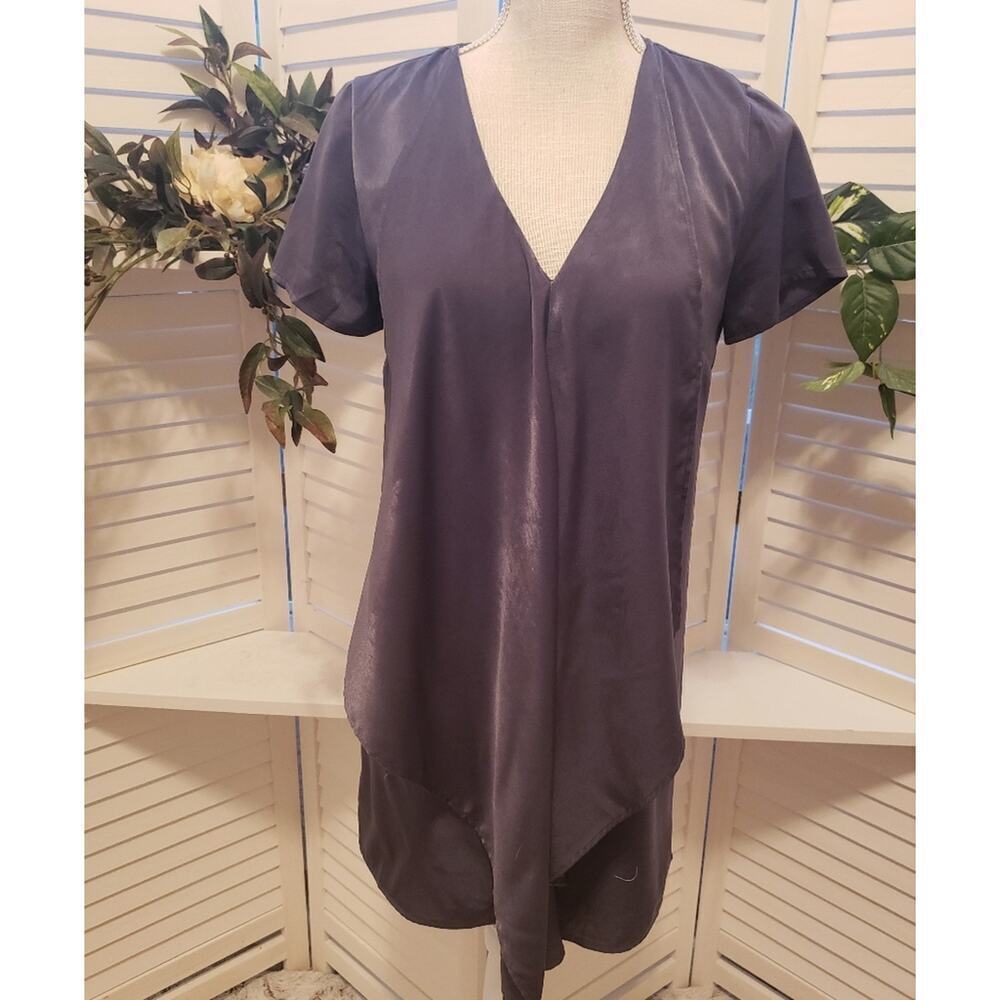 LULUS OLIVE VNECK GREEN TUNIC DRESS SIZE XS